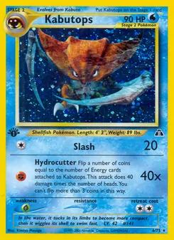 Kabutops, Neo Discovery, no. 6