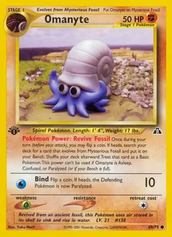 Omanyte, Neo Discovery, no. 60