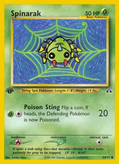 Spinarak, Neo Discovery, no. 64