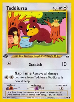 Teddiursa, Neo Discovery, no. 65