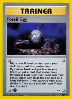 Fossil Egg, Neo Discovery, no. 72