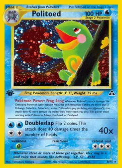 Politoed, Neo Discovery, no. 8