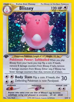 Blissey, Neo Revelation, no. 2