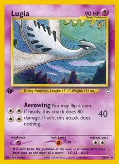 Lugia, Neo Revelation, no. 20