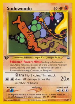 Sudowoodo, Neo Revelation, no. 26