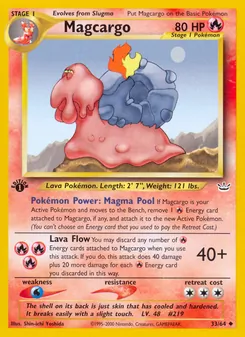 Magcargo, Neo Revelation, no. 33