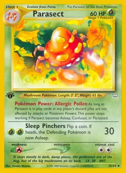 Parasect, Neo Revelation, no. 35