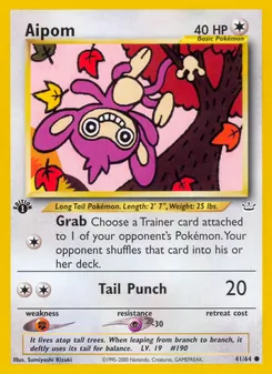 Aipom, Neo Revelation, no. 41