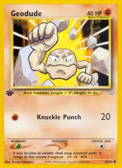 Geodude, Neo Revelation, no. 44
