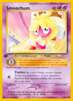 Smoochum, Neo Revelation, no. 54