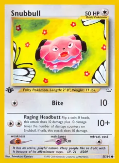 Snubbull, Neo Revelation, no. 55
