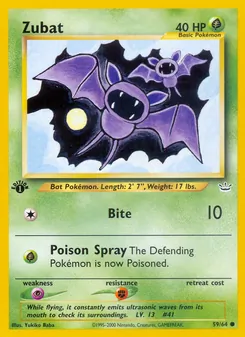 Zubat, Neo Revelation, no. 59
