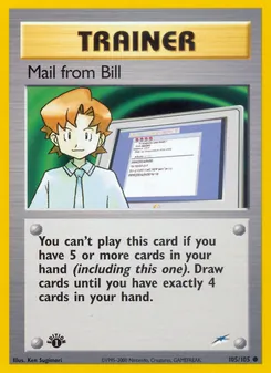 Mail from Bill, Neo Destiny, no. 105