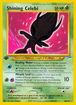 Shining Celebi, Neo Destiny, no. 106