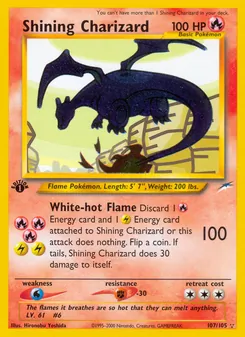 Shining Charizard, Neo Destiny, no. 107
