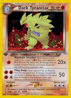 Dark Tyranitar, Neo Destiny, no. 11