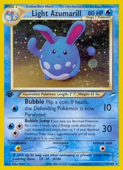 Light Azumarill, Neo Destiny, no. 13