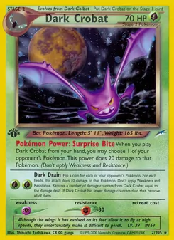 Dark Crobat, Neo Destiny, no. 2
