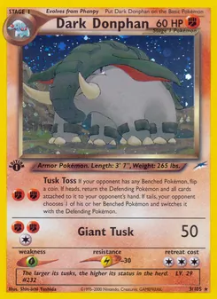 Dark Donphan, Neo Destiny, no. 3