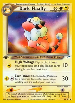 Dark Flaaffy, Neo Destiny, no. 34