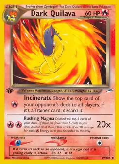 Dark Quilava, Neo Destiny, no. 39