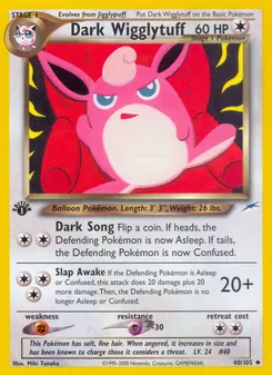 Dark Wigglytuff, Neo Destiny, no. 40