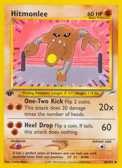 Hitmonlee, Neo Destiny, no. 42