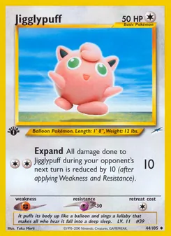 Jigglypuff, Neo Destiny, no. 44