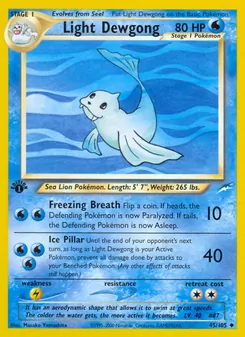 Light Dewgong, Neo Destiny, no. 45
