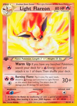 Light Flareon, Neo Destiny, no. 46