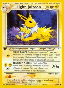 Light Jolteon, Neo Destiny, no. 48