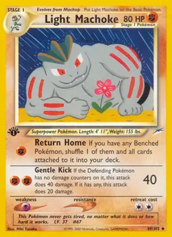 Light Machoke, Neo Destiny, no. 49