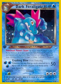 Dark Feraligatr, Neo Destiny, no. 5