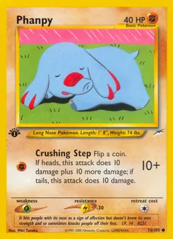 Phanpy, Neo Destiny, no. 76