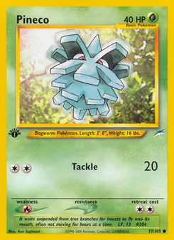 Pineco, Neo Destiny, no. 77