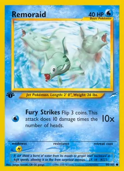 Remoraid, Neo Destiny, no. 80