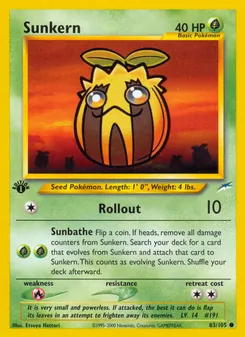Sunkern, Neo Destiny, no. 83
