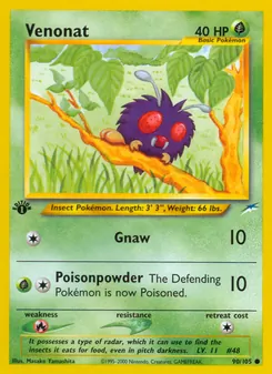 Venonat, Neo Destiny, no. 90
