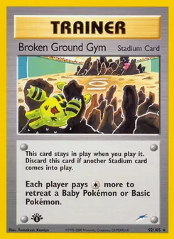 Broken Ground Gym, Neo Destiny, no. 92