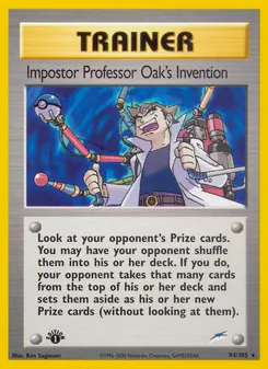 Impostor Professor Oak's Invention, Neo Destiny, no. 94
