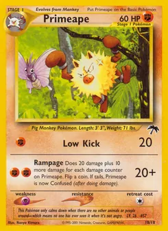Primeape, Southern Islands, n° 18
