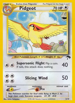 Pidgeot, Southern Islands, n° 2