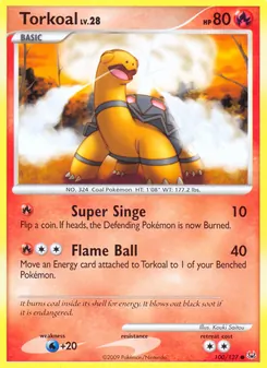 Torkoal, Platinum, no. 100