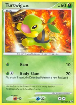 Turtwig, Platinum, no. 101