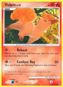Vulpix, Platinum, no. 102