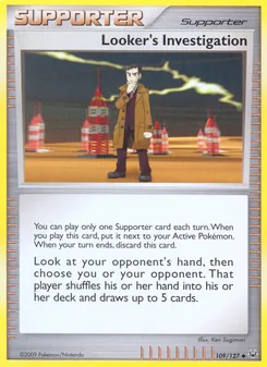 Looker's Investigation, Platinum, no. 109
