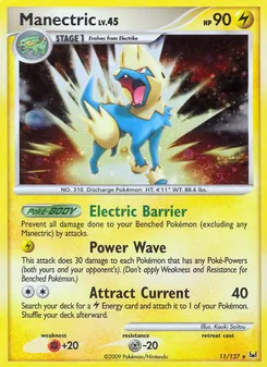 Manectric, Platinum, no. 11