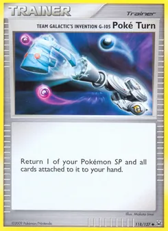 Team Galactic's Invention G-105 Poké Turn, Platinum, no. 118
