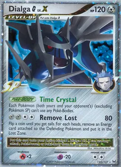 Dialga G LV.X, Platinum, no. 122