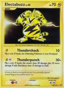 Electabuzz, Platinum, no. 128